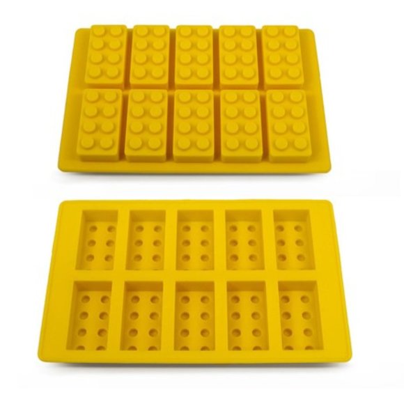 Lego Style Mini fig Candy or  Ice Cube Tray Mold Sorbus Silicone NWOT - Picture 8 of 9
